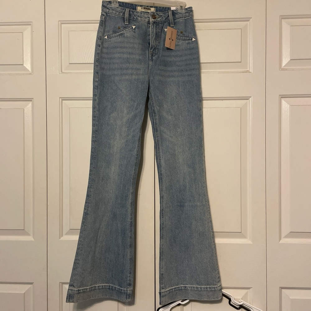 Rock and roll denim trouser jeans
